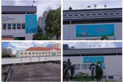 Banner installation at 32 Onan Road project photo by Ezzogenics Work at Height Singapore